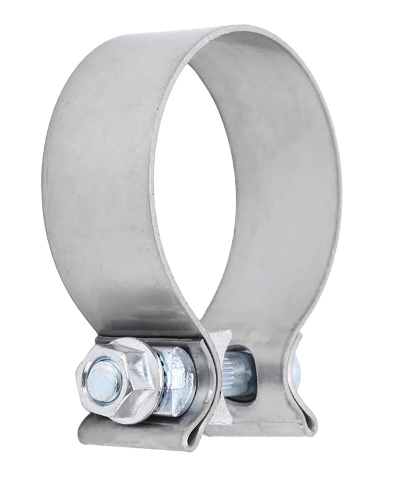 bylikeho Stainless Steel Exhaust Clamp Narrow Band Muffler SealCar Accessories Narrow Band Muffler ClampUse for Exhaust System 3 inch - Image 3