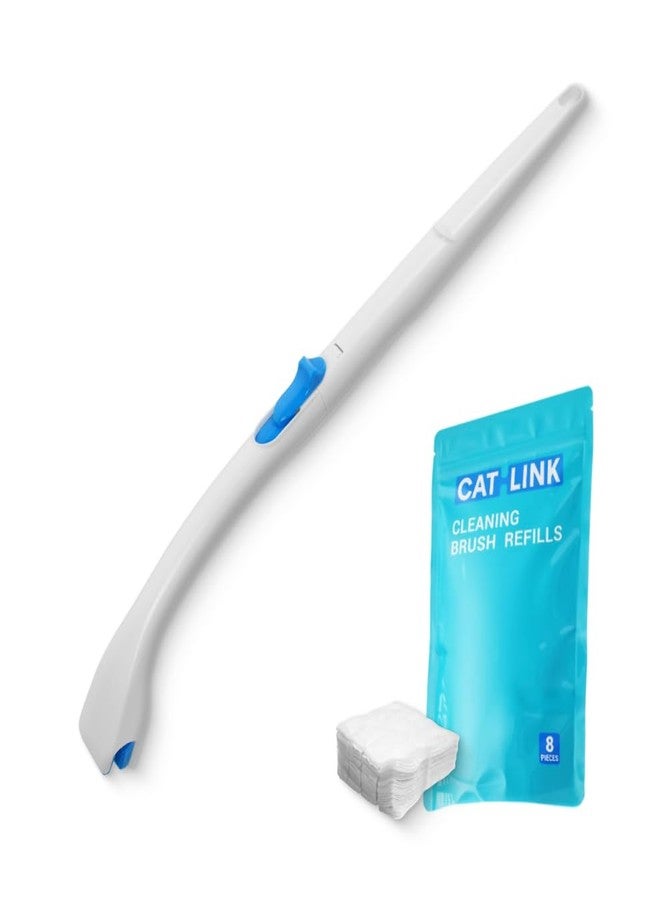 CATLINK Cleaning Brush Set for All Cat Litter Box, Including 8 Packs Replacement - Image 1