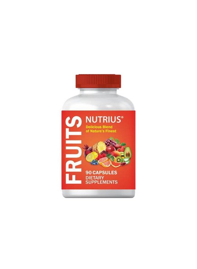 Nutrius Fruits Delicious Blend of Nature's Finest - 90 Capsules Dietary Supplements - Image 1