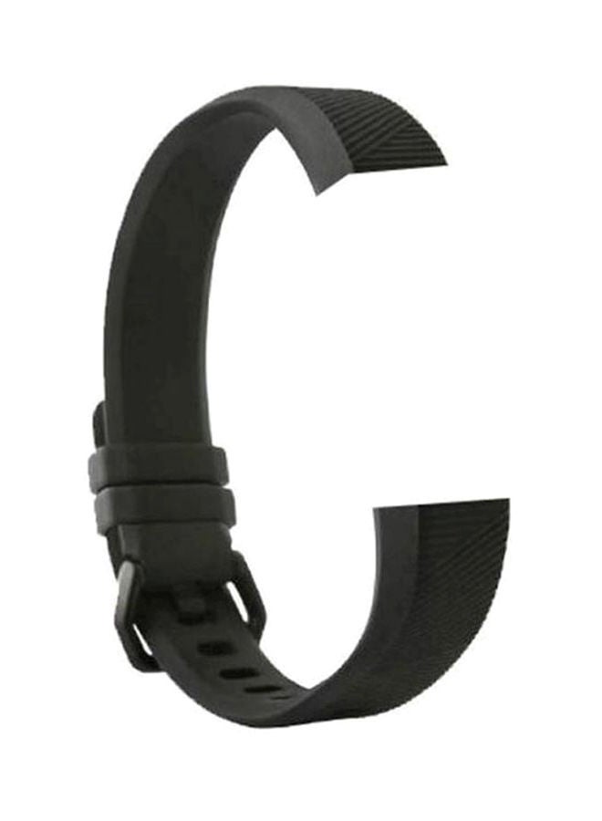 NIBEMINENT Fitbit Alta Hr Small Size Soft Silicone Tpu Wrist Smart Watch Band Strap Black - Image 2