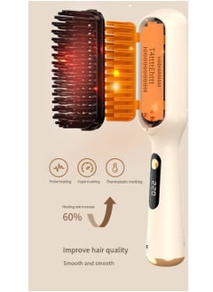 General Mini Ionic Straightening Comb – Travel-Friendly Straightener & Curler for Men/Women, Dual-Use Hair Styling Tool  - Image 5