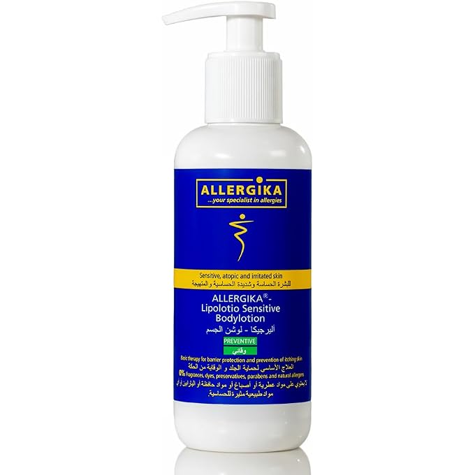 Long-Lasting Hydration Sensitive Body Lotion, 200ml, for Babies, Children and Adults, Free from Perfumes and Preservatives, Glycerin, Vitamin E and Bisabolol