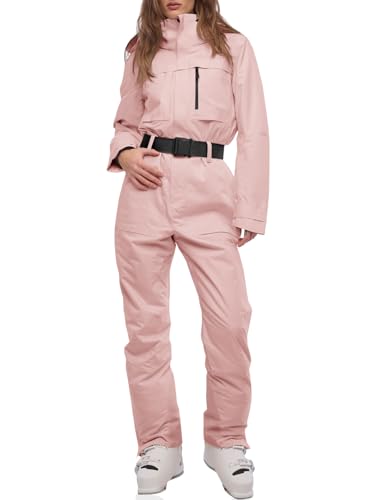 Yousify Womens Ski Suit One Piece Snow Suit Winter Waterproof Outdoor Sports Snowsuit Jumpsuit Snowboard Jacket - Image 1
