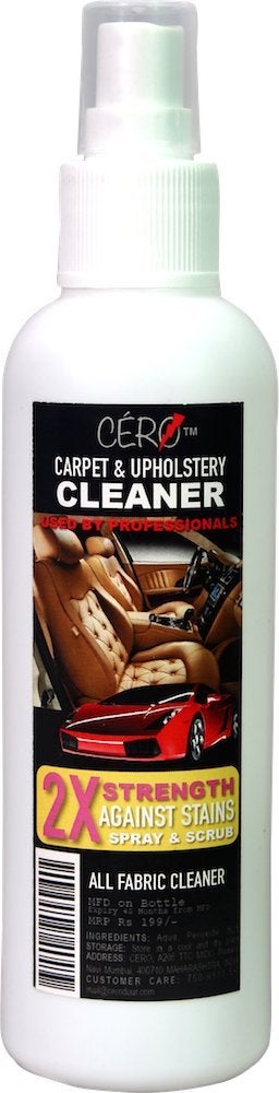 CERO ® Car Carpet and Upholstery Cleaner - 2X STRENGTH - Spray (200ml) - Image 4