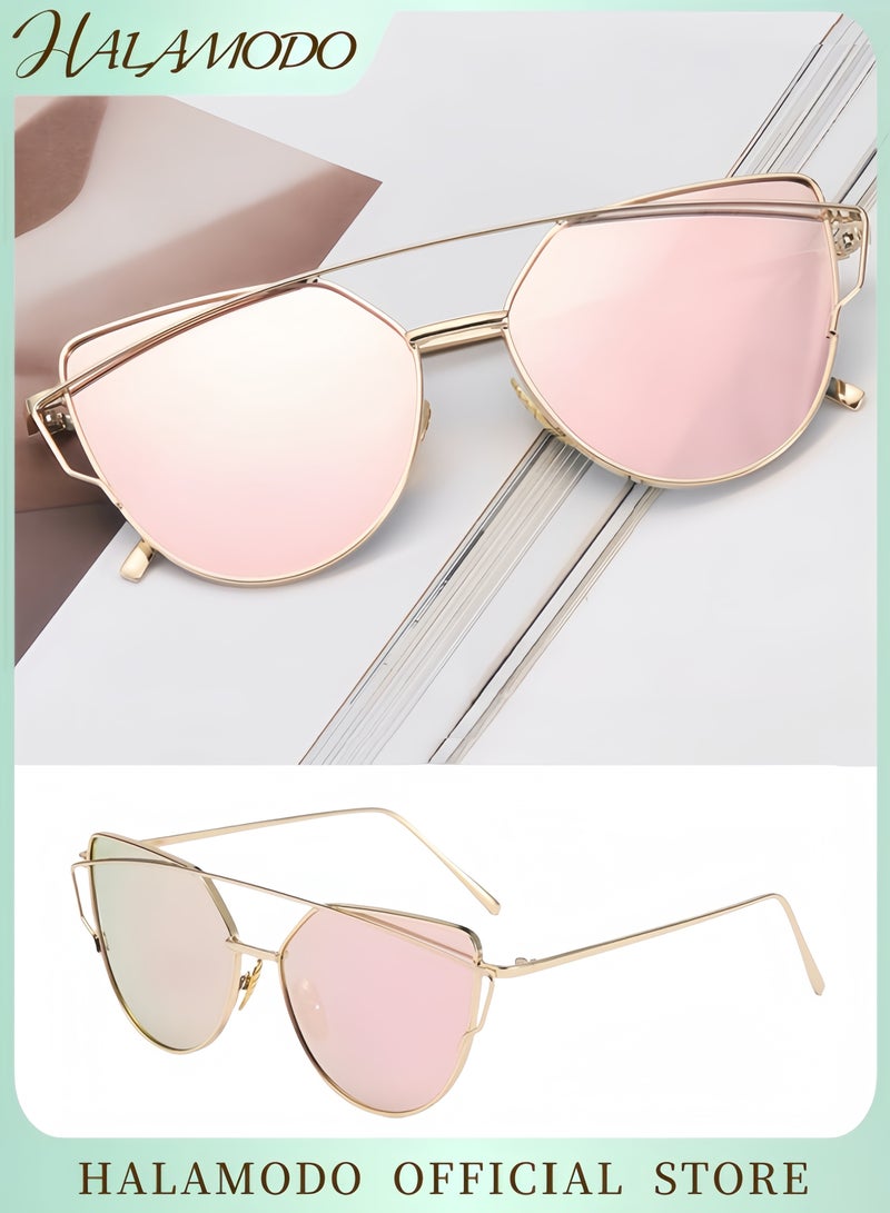 Halamodo Unisex Sunglasses Polarized UV400 Protection Driving Eyewear Colored Tinted Lens Glasses for Driving Fishing Hiking Golf Everyday Use - Image 1