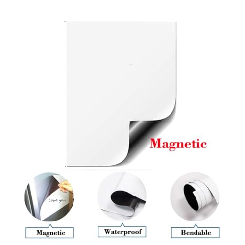 Tusmad Fridge Magnet Notepad with Pen – Magnetic to-Do List & Notes | Reusable Dry-Erase Board 29x21 cm (A5) | Magnet Board for Wall | Tasks, Reminders & Grocery List - Image 3
