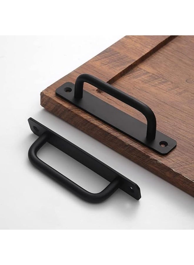 Lynacz Original Matte Black Cabinet Handles, Aluminum Drawer Pulls, Sliding Door Pulls(12 Packs, 5 Inch, 128 mm - Image 1
