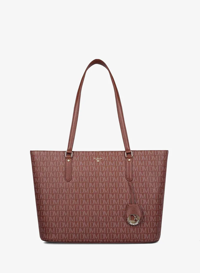 Da Milano Large Monogram Leather Tote - Date