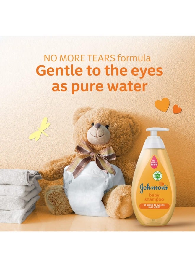 Johnson Baby No More Tears Baby Shampoo 200ml, Gentle Baby Shampoo, The gentlest shampoo in our range that gently cleanses your baby's hair - Image 3