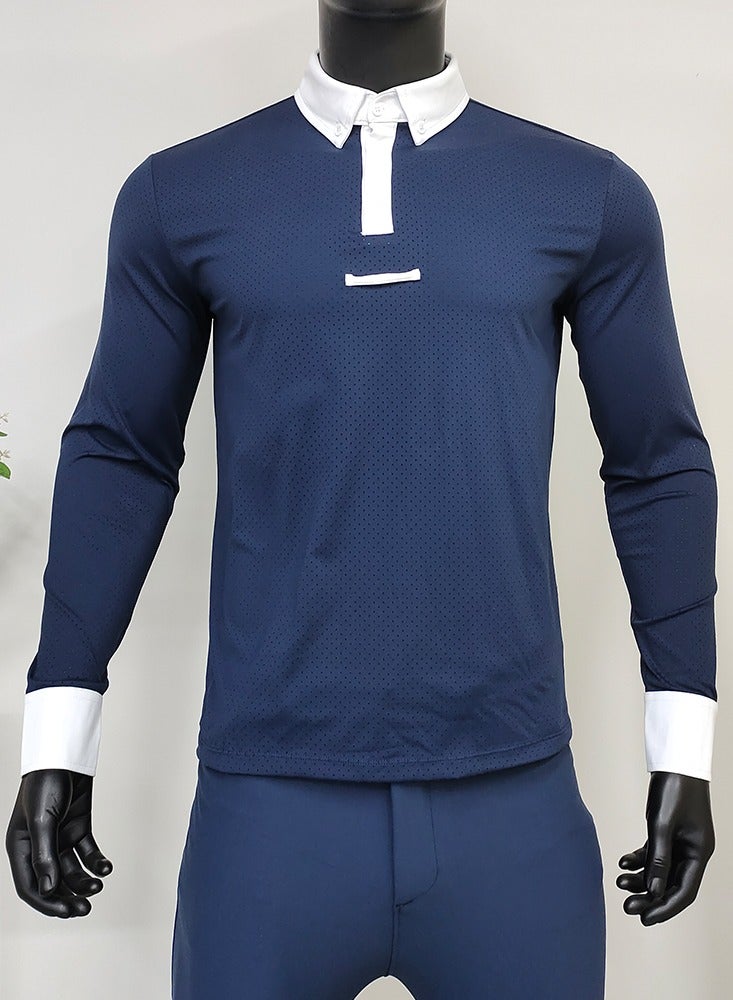 general Equestrian Shirts Longsleeve Riding Top Men - Image 1