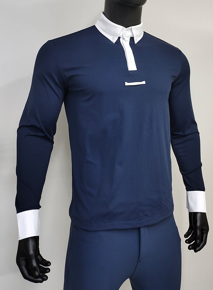 general Equestrian Shirts Longsleeve Riding Top Men - Image 2
