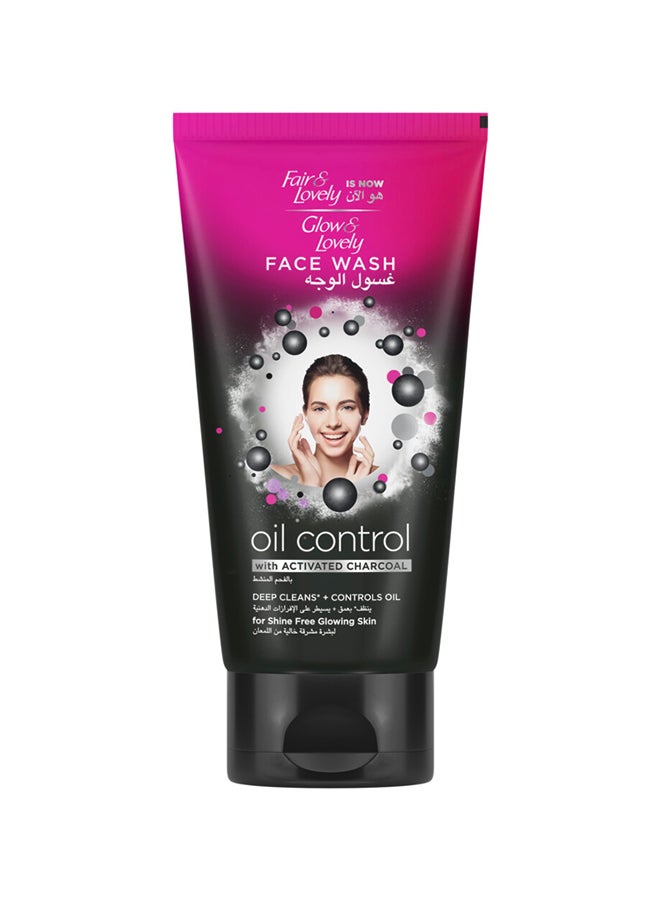 Glow & Lovely Face Wash With Activated Charcoal 150g - Image 1