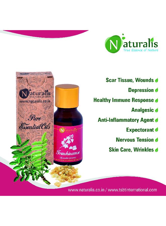 Naturalis زيت اللبان العطري من Essence Of Nature، نقي 100%، طبيعي غير مخفف، درجة علاجية لشد مسام البشرة والخطوط الدقيقة والعلاج بالروائح، 15 مل - Image 4