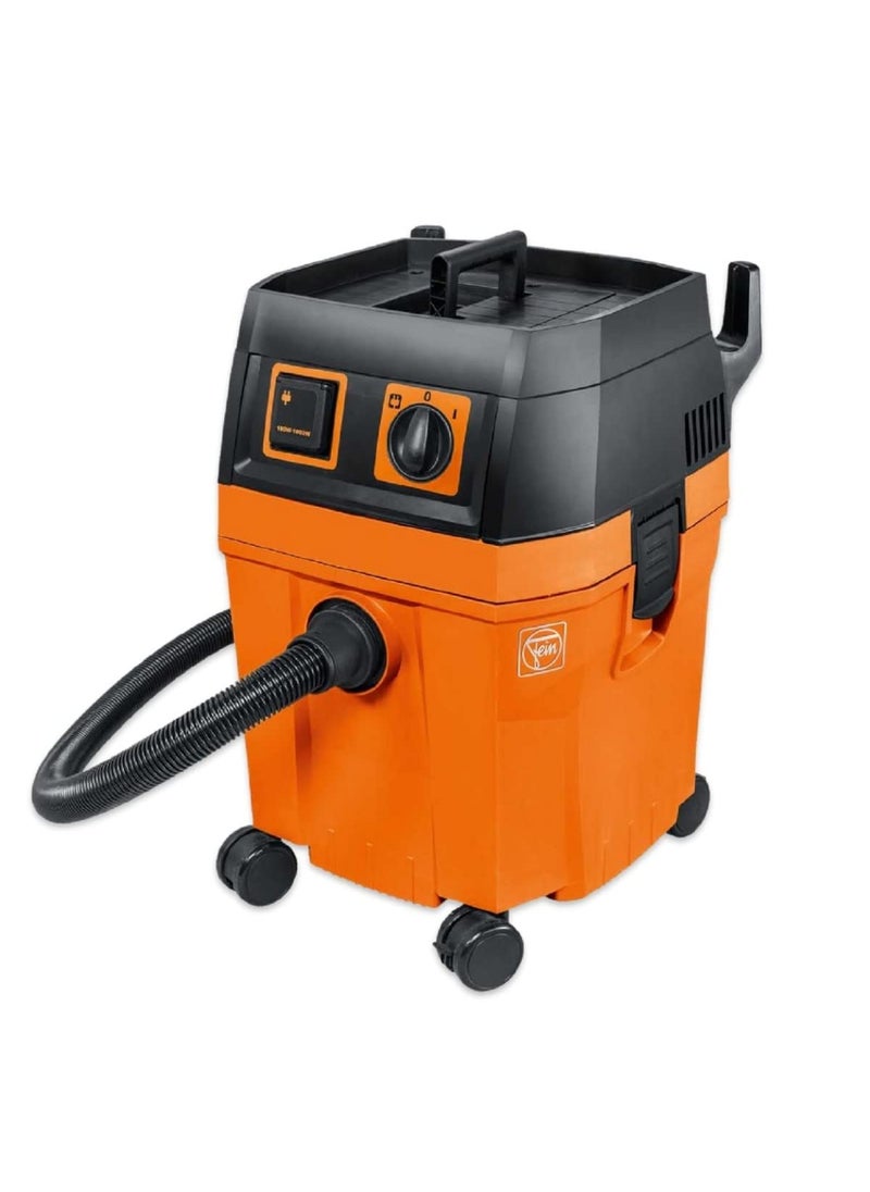 Fein Fein Turbo II WetDry Dust Extractor  85Gallon Capacity 151 CFM Suction AntiStatic System Quiet 66 dB Operation Includes Hose and Filter  92036236090 