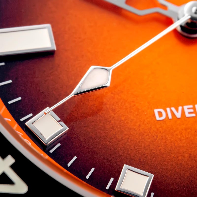 ADDIESDIVE Diver Watches for Men 41 MM Quartz Underwater Sports Watch Easy to Read Dial 200 M Waterproof BGW9 Luminous Analog Orange Gradient Dial - Image 5