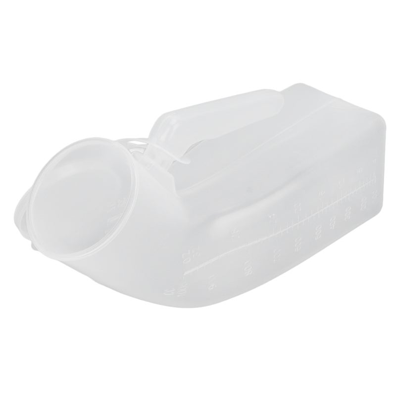 Male Urine Bottle 1000ML Large Capacity - Translucent Body With Removable Cover For Elderly Patients Travel Camping Road Trips - Image 3