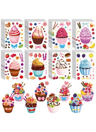 48 Sheets Scented Cupcake Stickers Scratch And Sniff Make A Cupcake Stickers Sheet Make Your Own Cupcake Stickers Mix And Match Dessert Stickers For Kids Diy Art Craft Party Favors - pzsku/Z8C0A73EC917B34C9061AZ/45/_/1732787386/cd2cae0f-4341-4ccc-b996-81cfc15639ee