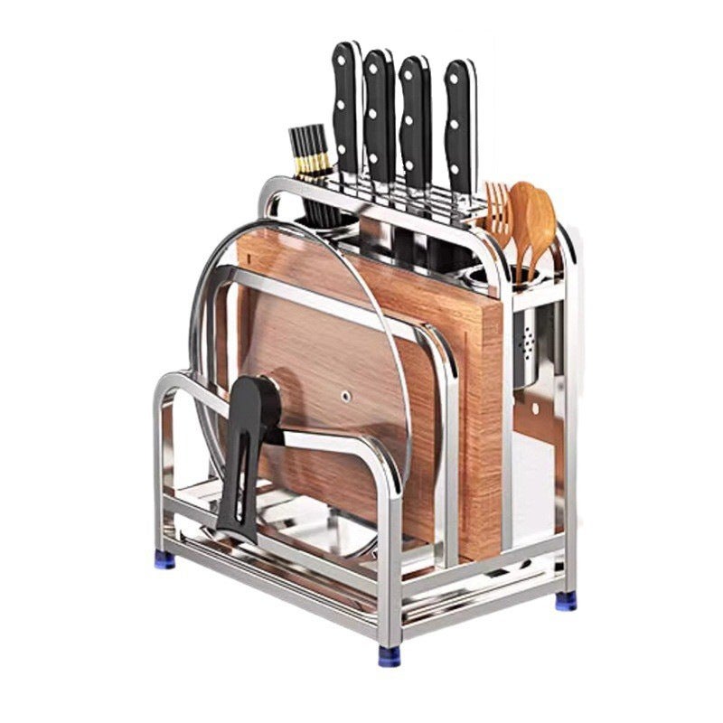 Stainless Steel Knife Block Storage Rack - Image 5