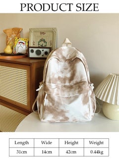 DUNISO School Backpack Large Capacity Multi-pocket Students Backpack School Bag Fashion Book Bags Waterproof Wear-resistant Backpacks for Teen College Students Laptop Bag for Casual Travel  - Image 4
