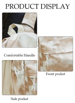 DUNISO School Backpack Large Capacity Multi-pocket Students Backpack School Bag Fashion Book Bags Waterproof Wear-resistant Backpacks for Teen College Students Laptop Bag for Casual Travel  - Image 3