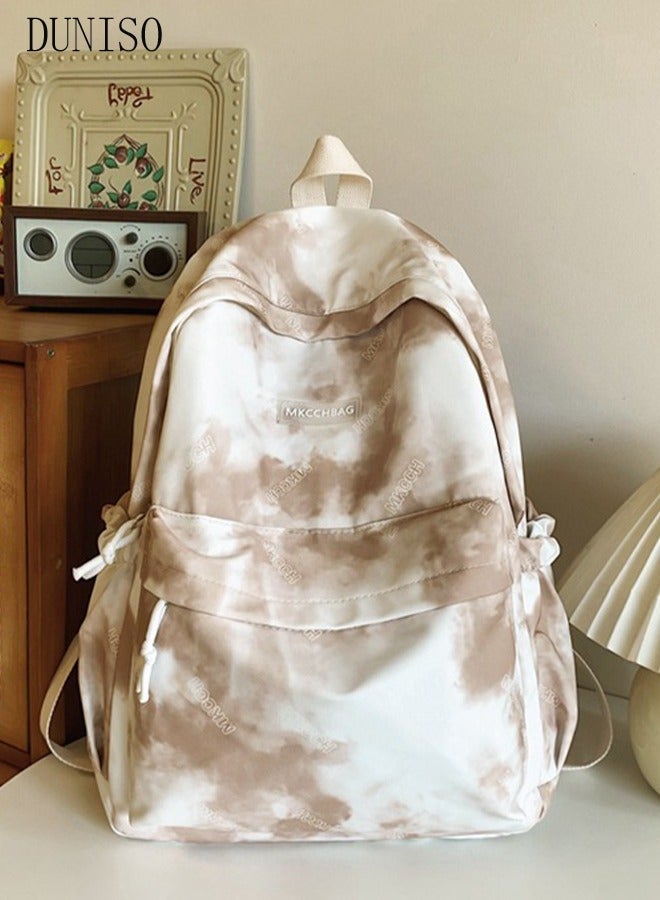 DUNISO حقيبة ظهر مدرسية ذات سعة كبيرة ومتعددة الجيوب للطلاب على ظهره حقيبة مدرسية حقائب كتب عصرية مقاومة للماء وحقائب ظهر مقاومة للاهتراء لطلاب الجامعات في سن المراهقة حقيبة كمبيوتر محمول للسفر غير الرسمي - Image 2