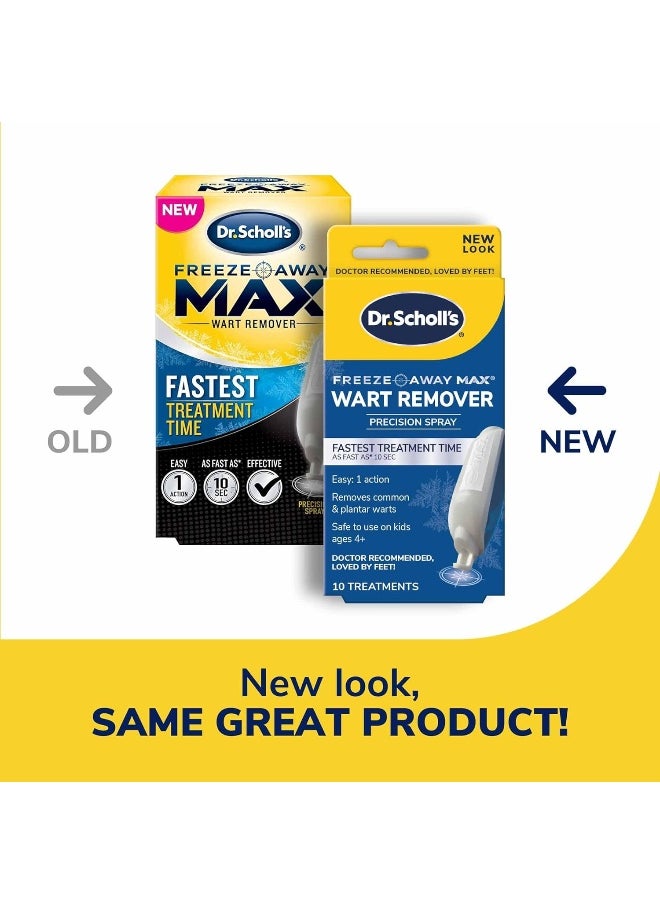 Dr. Scholl's Freeze Away Max Wart Remover 10 Applications, Safe To Use On Children 4+, Our Fastest Treatment Time  - Image 2