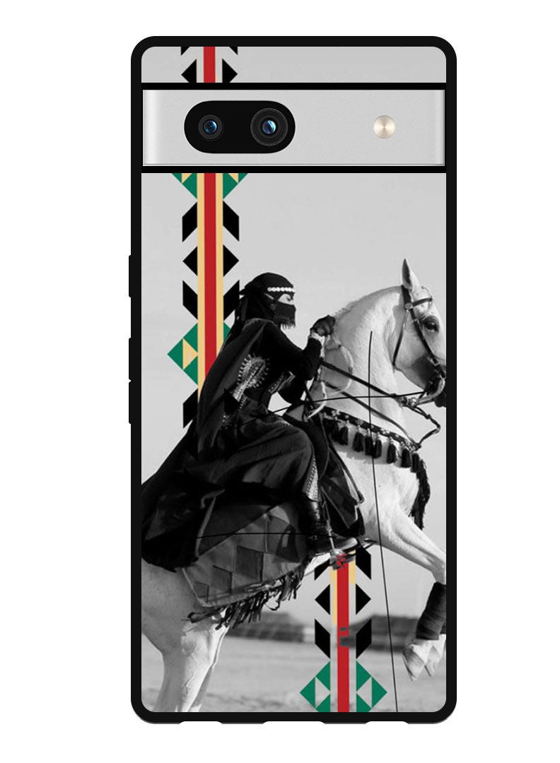 Theodor غطاء واقي مضاد للخدش ومقاوم للصدمات لجهاز Google Pixel 7a لركوب الخيل - Image 1