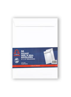 Libra A3 White Envelopes, 16×12 – 100GSM (Peel & Seal 50 Pieces Box)  - Image 1