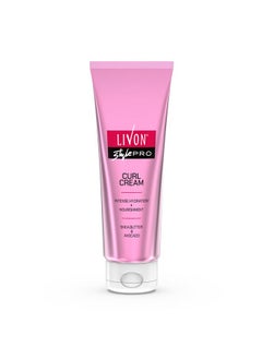 Livon Style Pro Curl Cream For Curly Coily & Wavy Hair | | Curl Defining Cream For Intense Hydration & Nourishment | Leave In Cream With Shea Butter & Avocado | 100Ml  - Image 1
