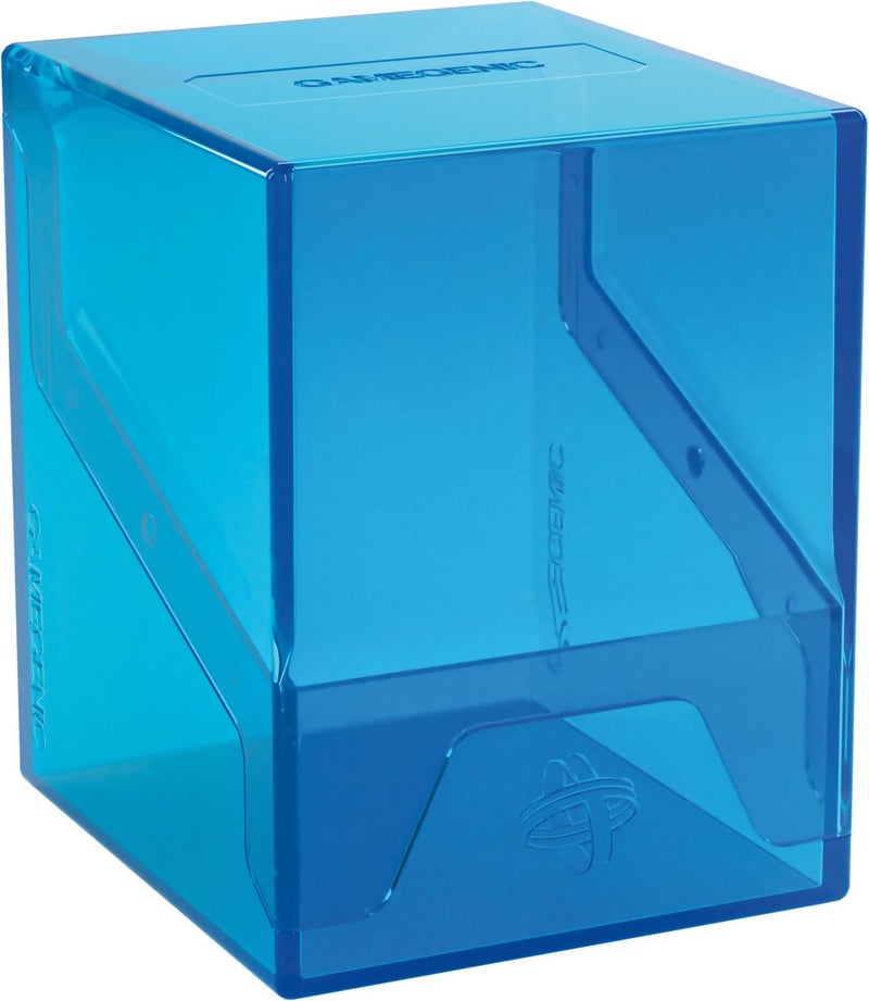 Gamegenic Bastion 100+ XL Deck Box - Compact, Secure, and Perfectly Organized for Your Trading Cards! Safely Protects 100+ Double-Sleeved Cards, Blue Color, Made - Image 1