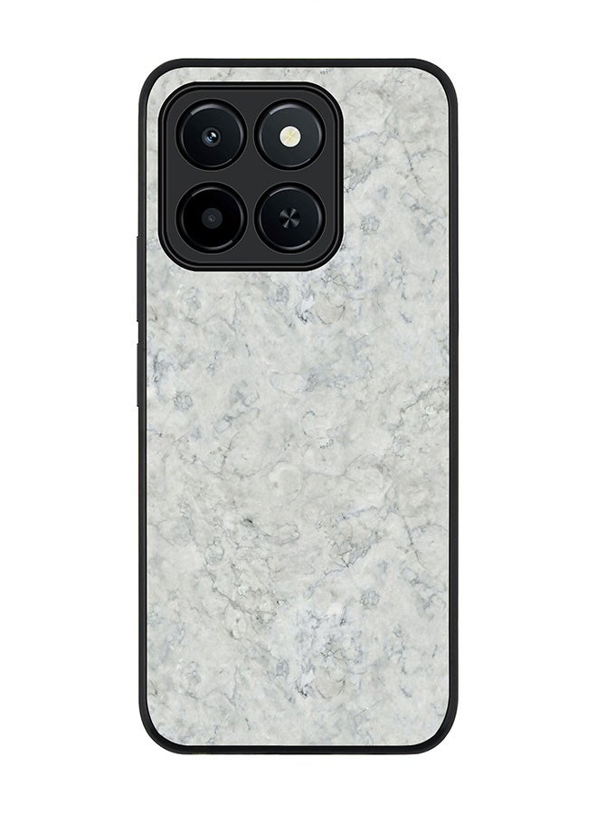 Stylizedd For Honor X6c Case,Slim fit Camera Protection, Shockproof Thin Phone cover  - Marble Texture White