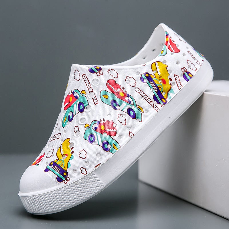 Luchi Kidsren'S Clogs, Casual Breathable Graffiti Style Soft-Soled Beach And Water Sandals For Boys And Girls - Image 5