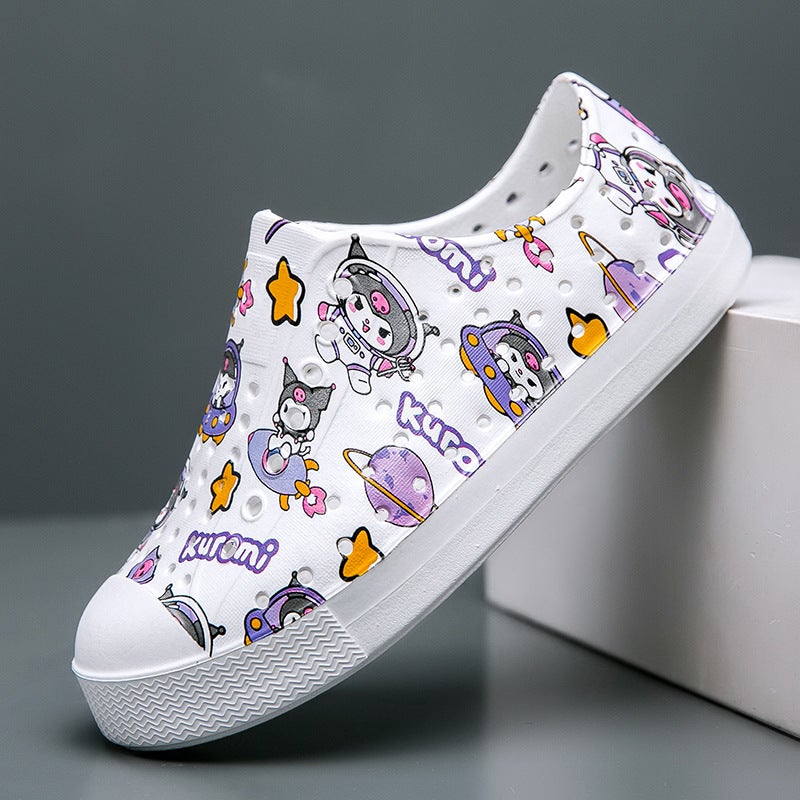 Luchi Kidsren'S Clogs, Casual Breathable Graffiti Style Soft-Soled Beach And Water Sandals For Boys And Girls - Image 4