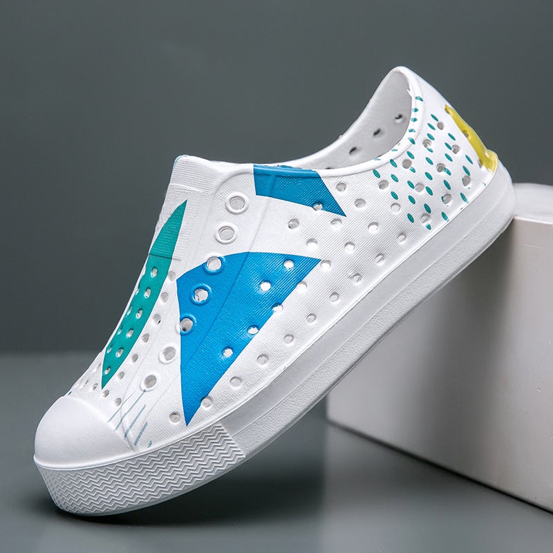 Luchi Kidsren'S Clogs, Casual Breathable Graffiti Style Soft-Soled Beach And Water Sandals For Boys And Girls - Image 3
