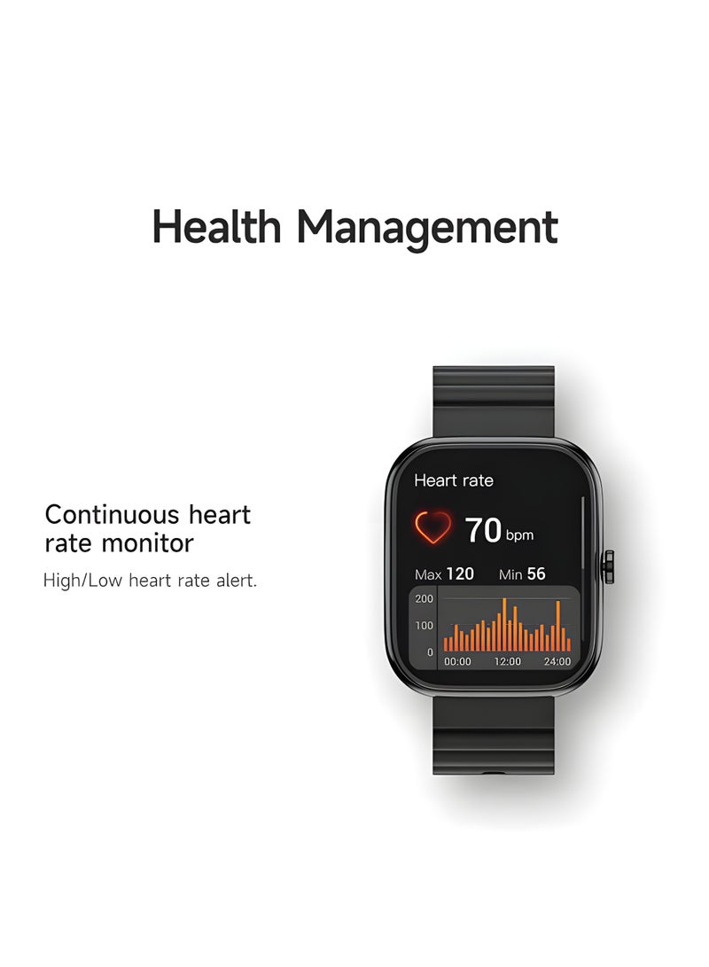 Smart Watch –HW-67 Ultra 7-in-1 Full Touch AMOLED Screen with Bluetooth Calling, Fitness Tracking & Wireless Charging