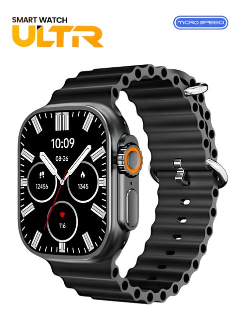 Smart Watch –HW-67 Ultra 7-in-1 Full Touch AMOLED Screen with Bluetooth Calling, Fitness Tracking & Wireless Charging