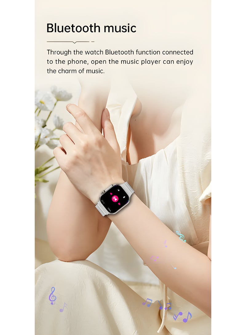 Smart Watch –HW-67 Ultra 7-in-1 Full Touch AMOLED Screen with Bluetooth Calling, Fitness Tracking & Wireless Charging