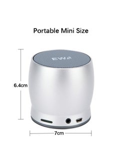 EWA EWA A150 Portable Mini Bluetooth Speaker Wireless Hifi Stereo Strong Bass Music Boom Box Metal Subwoofer, Support Micro SD Card & 3.5mm AUX (Blue)  - Image 3