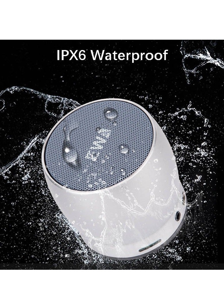 EWA مكبر صوت بلوتوث محمول صغير EWA A150 لاسلكي هاي فاي ستيريو مع صوت جهير قوي صندوق موسيقى معدني مع مضخم صوت، يدعم بطاقة ميكرو SD ومدخل 3.5 مم (أزرق) - Image 4