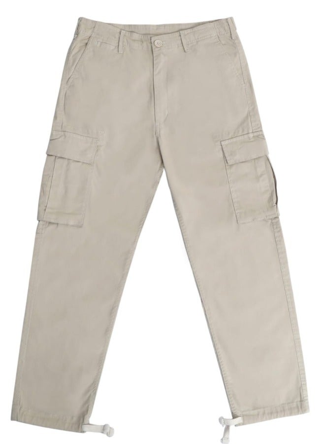 3H Men’s Stretchable Cargo Pants – 100% Cotton, 230 GSM – Durable, Comfortable & Flexible Utility Pants for Work or Casual Wear.  - Image 2