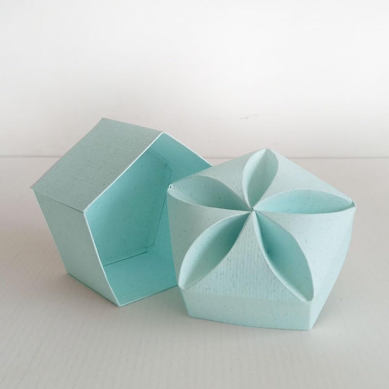 Kamalkali Empty Square Gift Box With Flower Bow Wedding engagements birthday return gift packing functions festivals Return gifts Pack of 5 - Image 3
