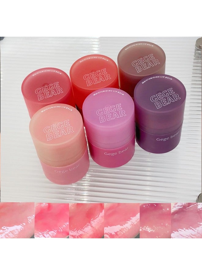 Gege Bear Full Color Essence Lip Balm | Combo Lipstick Set with Frozen Fruit Shades | Natural Baby Pink & Brick Red | Best Organic Lipsticks for Women | Long Lasting , Moisturizing with Glossy Hydration (05# Plum Freeze, 9g) - Image 1