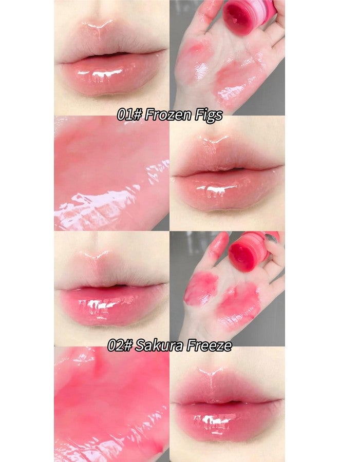 Gege Bear Full Color Essence Lip Balm | Combo Lipstick Set with Frozen Fruit Shades | Natural Baby Pink & Brick Red | Best Organic Lipsticks for Women | Long Lasting , Moisturizing with Glossy Hydration (05# Plum Freeze, 9g) - Image 3