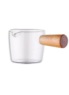 Generic Pyrex cup with wooden handle, 75 ml  - Image 2
