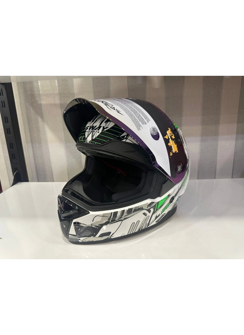 sway Helmet Sw 850 White/green Full Face  - Image 3