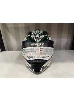 sway Helmet Sw 850 White/green Full Face  - Image 2