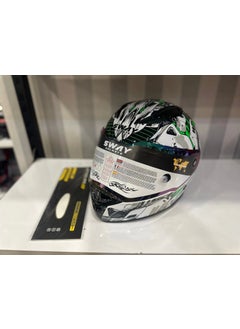 sway Helmet Sw 850 White/green Full Face  - Image 4