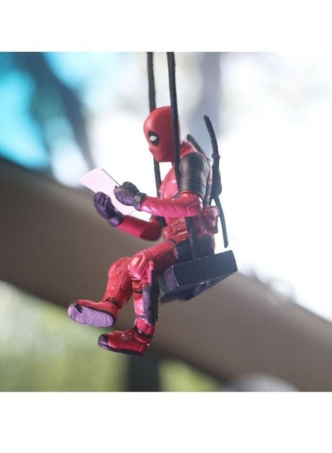 Generic Little Cheap Deadpool Car Decoration Accessories Car Mirror Suspension Accessories  - Image 4