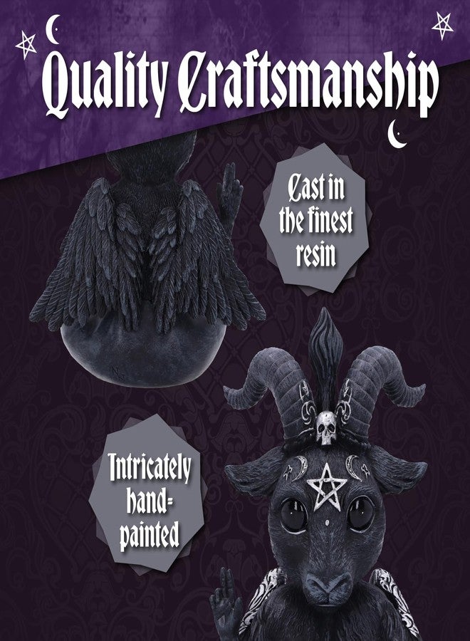 Nemesis Now Occult Gothic Baphoboo Figurine – Devil-Inspired Polyresin Collectible, Black Decor - Image 4