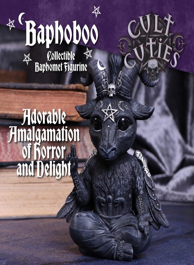 Nemesis Now Occult Gothic Baphoboo Figurine – Devil-Inspired Polyresin Collectible, Black Decor - Image 3